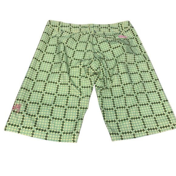 Women’s Ten-80 Kensington green Bermuda boardshorts size 9 - Picture 2 of 6